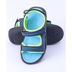 Pine Kids Solid Color Sandals - Green