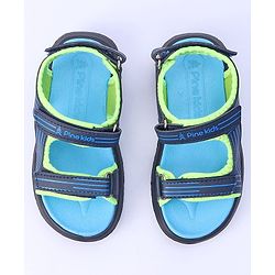 Pine Kids Solid Color Sandals - Green