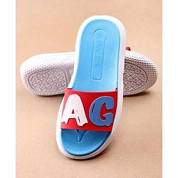 Pine Kids Solid Color Flip Flop - Red