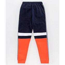 Pine Kids Full Length Bio Washed Lounge Pant - Orange & Blue