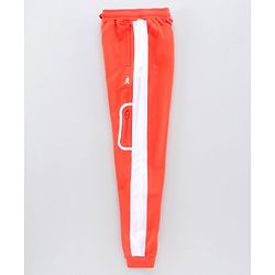 Pine Kids Full Length Biowashed Lounge & Track Pants with Side Strip - Orange White