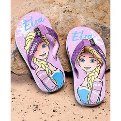 Pine Kids Elsa Printed Flip Flop - Purple