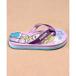 Pine Kids Elsa Printed Flip Flop - Purple