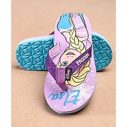 Pine Kids Elsa Printed Flip Flop - Purple