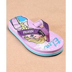Pine Kids Elsa Printed Flip Flop - Purple