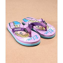 Pine Kids Elsa Printed Flip Flop - Purple