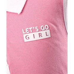 Pine Kids Moisture Wicking & Quick Dry Sleeveless Sports Wear Frock - Pink