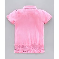 Pine Kids Half Sleeves Quick Dry T-Shirt - Pink