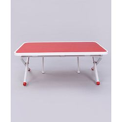 Pine Kids Genius Height Adjustable Study Table - Red