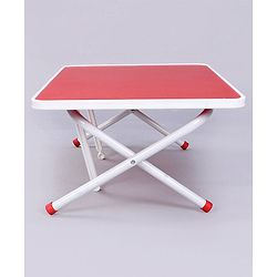 Pine Kids Genius Height Adjustable Study Table - Red