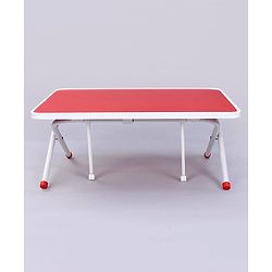 Pine Kids Genius Height Adjustable Study Table - Red