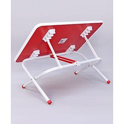 Pine Kids Genius Height Adjustable Study Table - Red