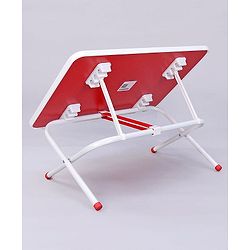 Pine Kids Genius Height Adjustable Study Table - Red