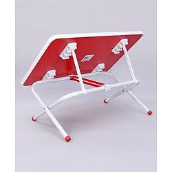 Pine Kids Genius Height Adjustable Study Table - Red