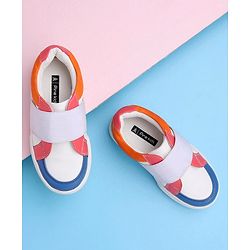 Pine Kids Casual Shoes - White Orange