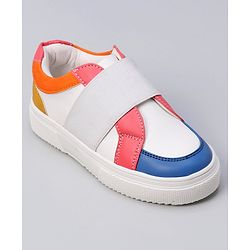 Pine Kids Casual Shoes - White Orange