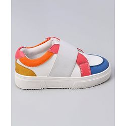 Pine Kids Casual Shoes - White Orange
