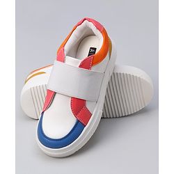 Pine Kids Casual Shoes - White Orange