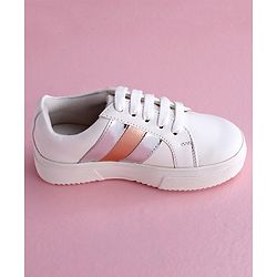 Pine Kids Casual Shoes - White Silver
