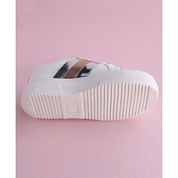 Pine Kids Casual Shoes - White Silver