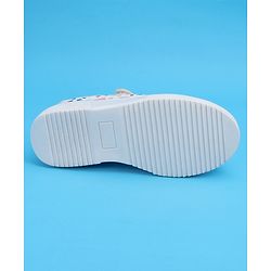 Pine Kids Printed Casual Shoes - White