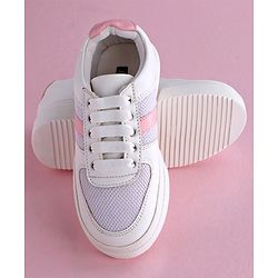 Pine Kids Casual Mesh Shoes - White