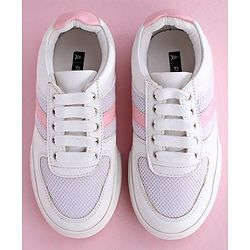Pine Kids Casual Mesh Shoes - White