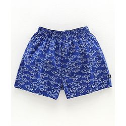 Pine Kids Peach Wash Finish  Briefs & Boxers Shark Print Set of 2 - Multicolour