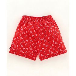 Pine Kids Knee Length Peach Wash Finish  Boxers Checks Print - Multicolor