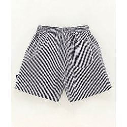 Pine Kids Knee Length Peach Wash Finish  Boxers Checks Print - Multicolor