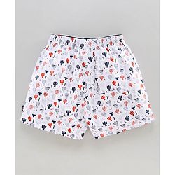 Pine Kids Cotton Boxers with Peach Wash Finish Pack of 2 - Blue