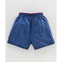 Pine Kids Cotton Boxers with Peach Wash Finish Pack of 2 - Blue