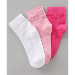 Pine Kids Anti Bacterial Socks Set of 3 Pairs - Multicolor