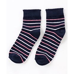 Pine Kids Socks Heart Design Set of 3 - Multicolour