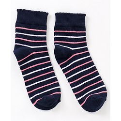 Pine Kids Socks Heart Design Set of 3 - Multicolour