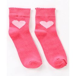 Pine Kids Socks Heart Design Set of 3 - Multicolour