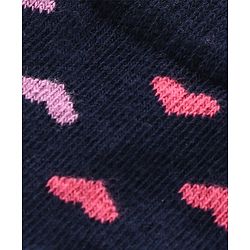 Pine Kids Socks Heart Design Set of 3 - Multicolour
