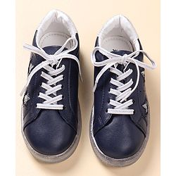 Pine Kids Casual Shoes with Transparent Sole - Blue
