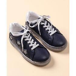 Pine Kids Casual Shoes with Transparent Sole - Blue