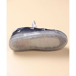 Pine Kids Casual Shoes with Transparent Sole - Blue