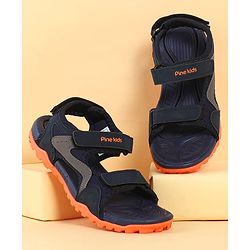 Pine Kids Sandals With Triple Closure - Blue
