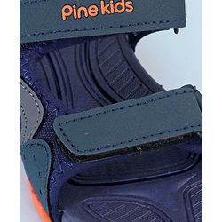 Pine Kids Sandals With Triple Closure - Blue