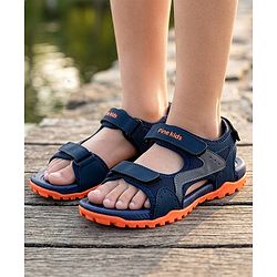 Pine Kids Sandals With Triple Closure - Blue