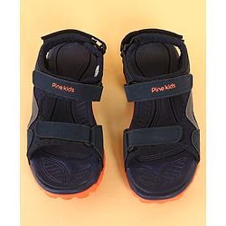Pine Kids Sandals With Triple Closure - Blue