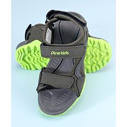 Pine Kids Sandals With Triple Closure - Blue