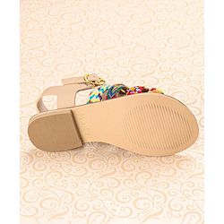 Pine Kids Sandals With Buckle Closure - Cream