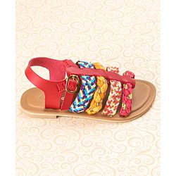 Pine Kids Sandals With Buckle Closure - Cream