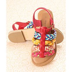 Pine Kids Sandals With Buckle Closure - Cream