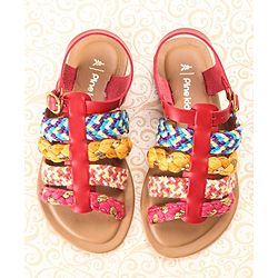Pine Kids Sandals With Buckle Closure - Cream