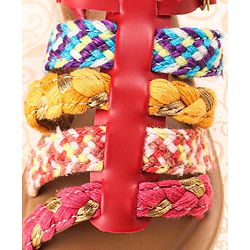 Pine Kids Sandals With Buckle Closure - Cream